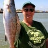 Port Bolivar angler  Cheryl Kernan took this nice speckled trout on a soft plastic.