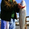 Houston angler Sal  Soliman took this 36 inch tagger bull red on shrimp.