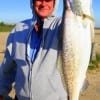 Frank Bunyard of  Tarkington Prairrie, TX caught and released this 27 inch- 7.5 lb speck he  caught on a soft plastic.