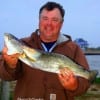 John Douglas of Hampshire, TX took this 27inch speck while nightfishing with finger mullet.