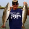 Henri Fontenot of Dallas took these 23 and 25 inch specks on soft plastic.