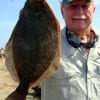 Houston angler Pat Lomas took this nice floun der on a miss nancy shrimp.