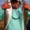 IMG_0376- Ricky Tribble of Winnie TX nabbed these two nice trout on Berkley Gulp-
