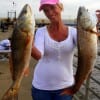 These tagger bull reds caught on miss nancys shrimp were guests of Sharon Barker's fish fry. ALL INVITED TO KOUNTZE, TX.
