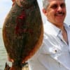 Joe Bertuglia of Sea Brook TX took this nice flounder on shrimp.