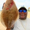 Felton Benton of Houston nailed this nice flounder on live shrimp.