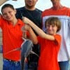 The Gwen Family of Baytown, TX fished shad for this gafftop and many others.