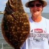 Tarkington Prairrie anglerette Pat Bunyard landed this el neato 21inch - 4.5 lb flounder while fishing a finger mullet.