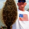 Keith Blackwood of Beaumon,t TX nabbed this nice flounder on live shrimp.