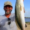 Alan Edwards of Elysian Fields, TX nabbed this 26-inch, 6-lb speck on a mirror lure while night fishing