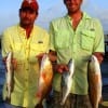 Father and Son Michael and Jacob White of Dayton, TX fished live shad for these trout and reds