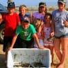 Crabbers all, the Laznosky Kids put their skills together to catch this box of toe crunchers