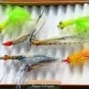 An assortment of jigs and streamers for skip-jack fishing