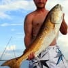 Batson TX angler James Ryan fished a live whiting to catch this HUGE 40 inch Tagger Bull Red
