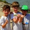 Beaumont anglers, the Ainsworth twins, buddy up to Brody Wallace and his very first Rollover Pass catch, a skip-jack he caught on shrimp. WTG Brody.