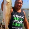 Danny Luangpakdy of Tomball TX nailed this nice 25 inch slot-red on cut shad