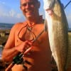 Mitch Rembert of Sugar Land TX wade-fished with an 808 Mirro-Lure to catch this 23 inch speck