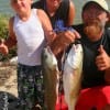 The Johnny Nicar family of Hull TX caught these back-to-back slot-reds on finger mullet