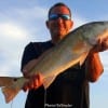 Chris Loy of Tyler TX landed this nice 27 inch slot red on cut mullet