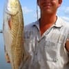 Darin Smith of Friendswood TX took this 25 inch slot red on cut mullet