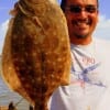 Joe Rodriguez of Houston snatched this nice flounder up while fishing a finger mullet