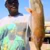 Juan Hilaire of Baytown TX nabbed this nice 25inch slot red on a finger mullet