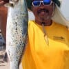 Karl Devers of Houston landed this nice speck after fishing a live finger mullet