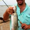 Montana O'Neal of Port Neches TX landed this nice trout on a speck-rig