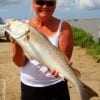 Patty Patterson of Woodlands TX nabbed this 27 inch slot red on a finger mullet