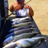 Ricky Tribble of Winnie TX loaded his stringer with these fine trout after wade-fishing the surf with a Catch 2000