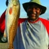 Ron McGill of Conroe TX took this nice 27 inch slot red on a finger mullet