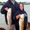 The Browns of Spring TX doubled their pleasure with these two nice reds caught on finger mullet