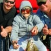 Birthday Gal Lola Alpers of Kountze TX fished Rollover pass for her 86th Birthday seen here with son Louis and Grandson John