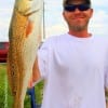 Chad Wildman of Channelview TX nabbed this nice 28inch slot red while fishing a finger mullet