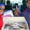 Debra and Johnny De'Shavor of Houston filled their fish fry cooler with croaker and drum