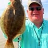 Garland TX angler Mike Baker nabbed this nice flounder on a finger mullet