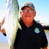 Gilchrist angler Joe E. Sanchez nailed this HUGE Spanish Mackerel fishing a finger mullet