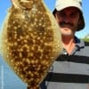 Jimmy Rushing of Beaumont nabbed this 17 inch flounder on a mud minnow