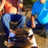 Jody Bryan and David Inman fished Rollover bay in a boat to nail these nice flounder including a 25 incher
