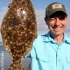 Kermit Moroau of Houston fished a Berkley Gulp for this nice flounder