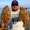 Oscar Lopez of Houston landed these nice flounder while fishing a finger mullet