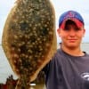 Porter TX angler Daniel Holland snatched up this nice flatfish on a finger mullet