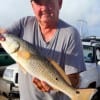 Richard Mikeska of Whitney TX nabbed this nice slot red on a finger mullet