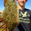 Richard Smith of Houston nabbed this 20 inch flounder while fishing shrimp