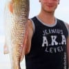 Robert Walsh of Houston nabbed this 28inch slot red on a finger mullet