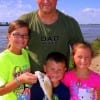 The Johnson Family of Atascocita TX spent their day with Dad catching croaker