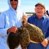 A winterized Barbara Singleton and hubby Hughey took these nice flounder on finger mullet