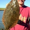 Blake Richardson of Spring TX took this nice 17 inch flounder on a Chicken Boy soft plastic