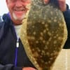 Crystal Beach angler Gary Mann massaged the bottom of Rollover with Berkley Gulp to catch this nice 20 inch flatfish
