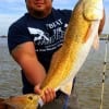 Danny Luangpakdy of Tomball TX wrastled up this nce 36 inch Bull red on cut croaker